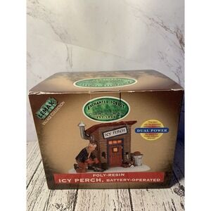 Lemax Village Collection Icy Perch Lights Up Boxed Vintage Christmas Set New